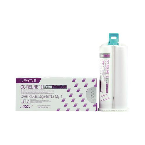 GC 010269 Reline II X-Soft Denture Reline Material Automix 48 mL Cartridge GC 010269 Reline II X-Soft Denture Reline Material Automix 48 mL Cartridge